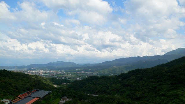 View of the Jinshan Valley from the monastery